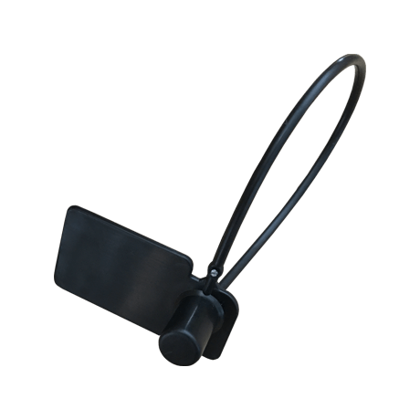 Black Plastic Zip Ties 6.8″